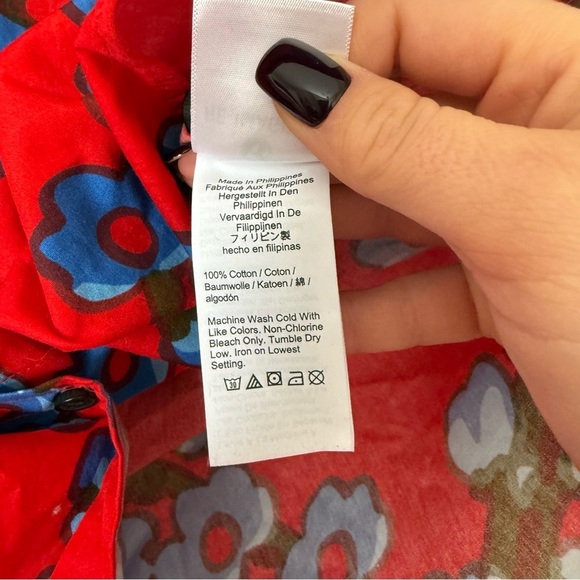 NWT J Crew Collection Classic-fit Button Down Shirt in Lattice Floral Size 8 - Picture 8 of 12